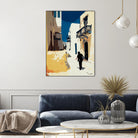 MYKONOS 3 by Bethann Lawson on GIANT ART - blue travel travel