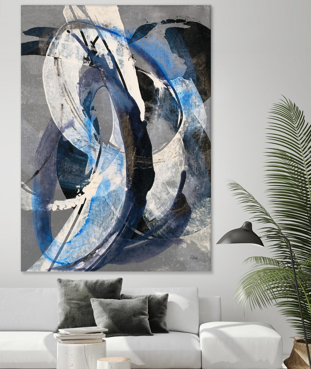Affinity I by K. Nari on GIANT ART - blues abstract white