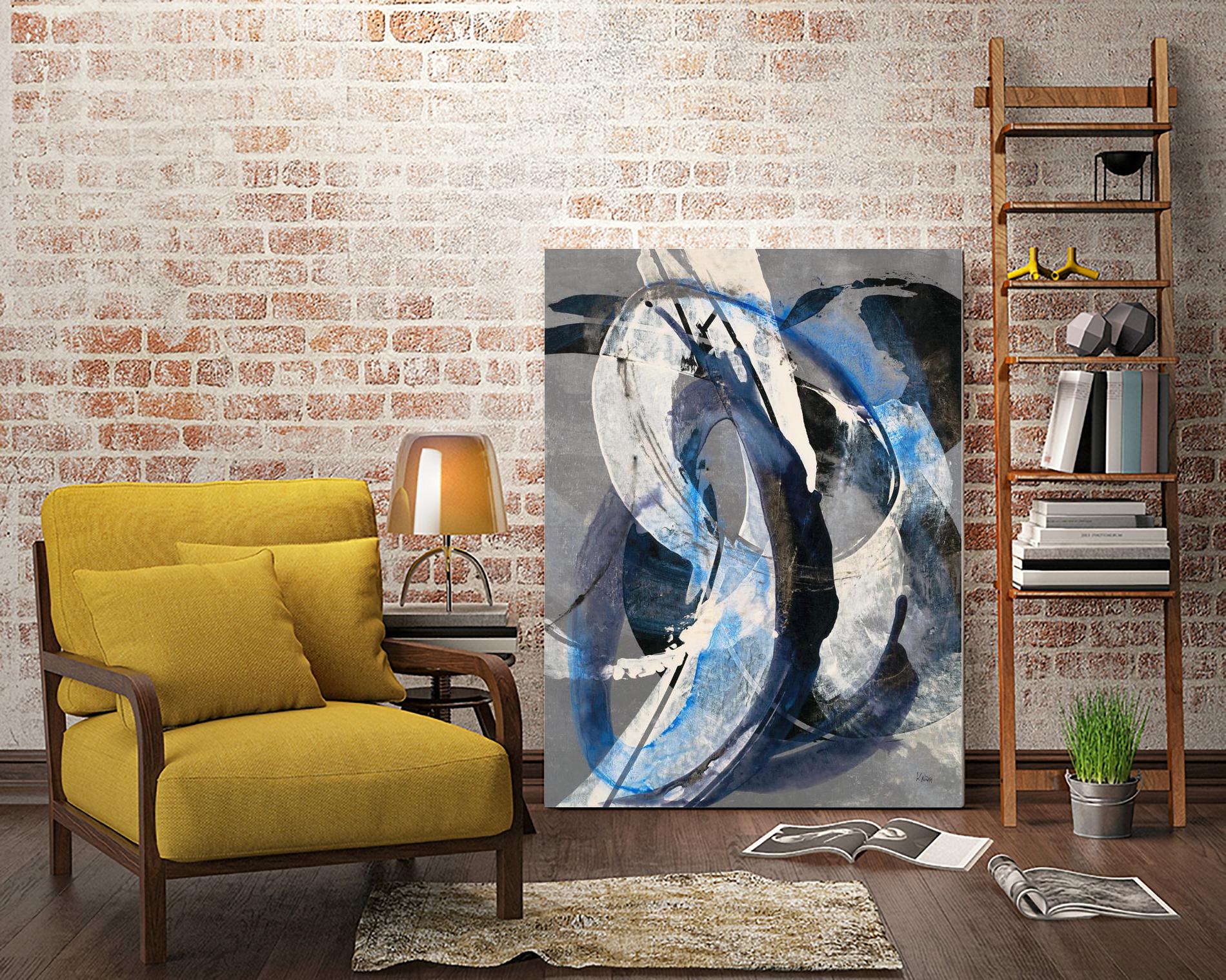Affinity I by K. Nari on GIANT ART - blues abstract white