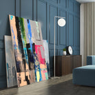 Current Form II by Nancy Ngo on GIANT ART - grays abstract blue