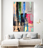 Current Form II by Nancy Ngo on GIANT ART - grays abstract blue