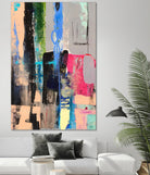 Current Form II by Nancy Ngo on GIANT ART - grays abstract blue