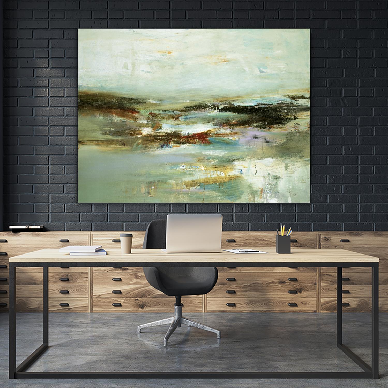 Abstracted Views by Lisa Ridgers on GIANT ART - black abstract