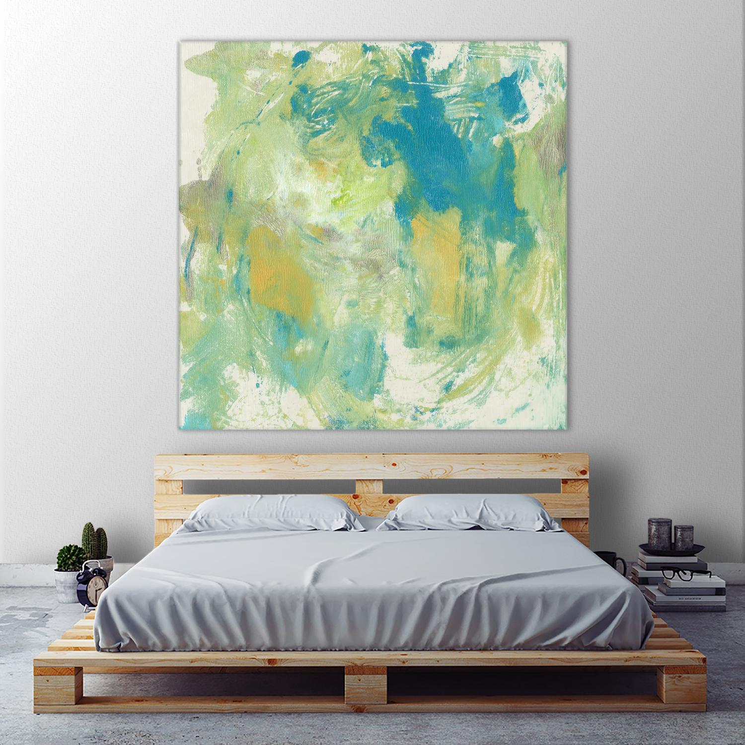 World Wind I by Tim OToole on GIANT ART - green abstract