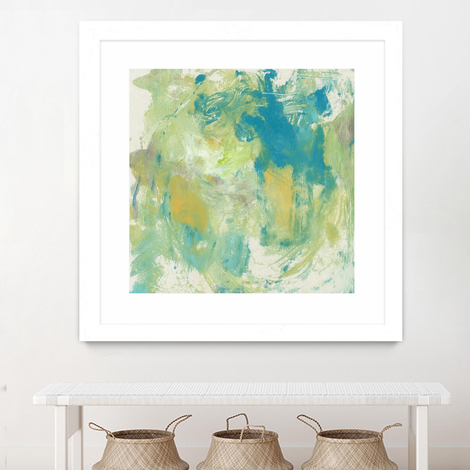 World Wind I by Tim OToole on GIANT ART - green abstract