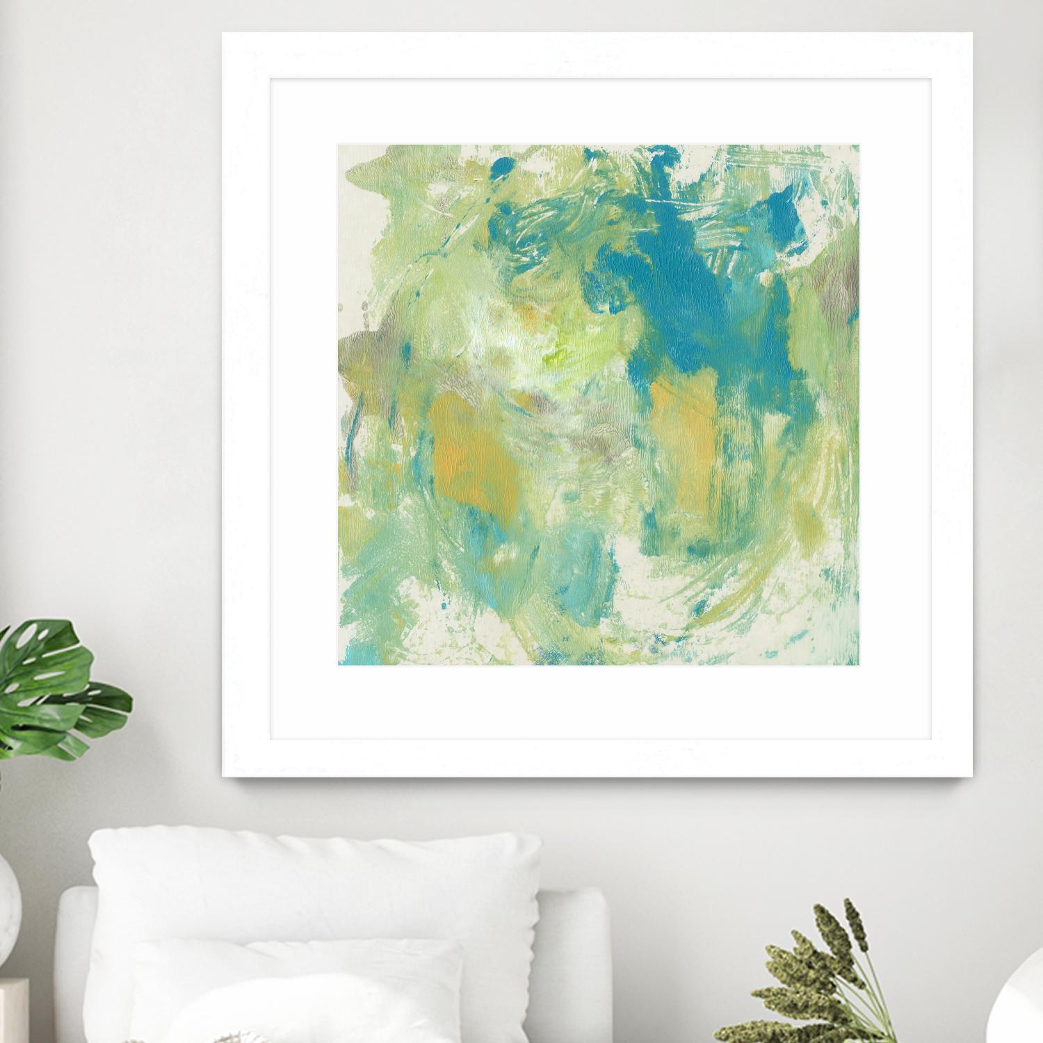 World Wind I by Tim OToole on GIANT ART - green abstract