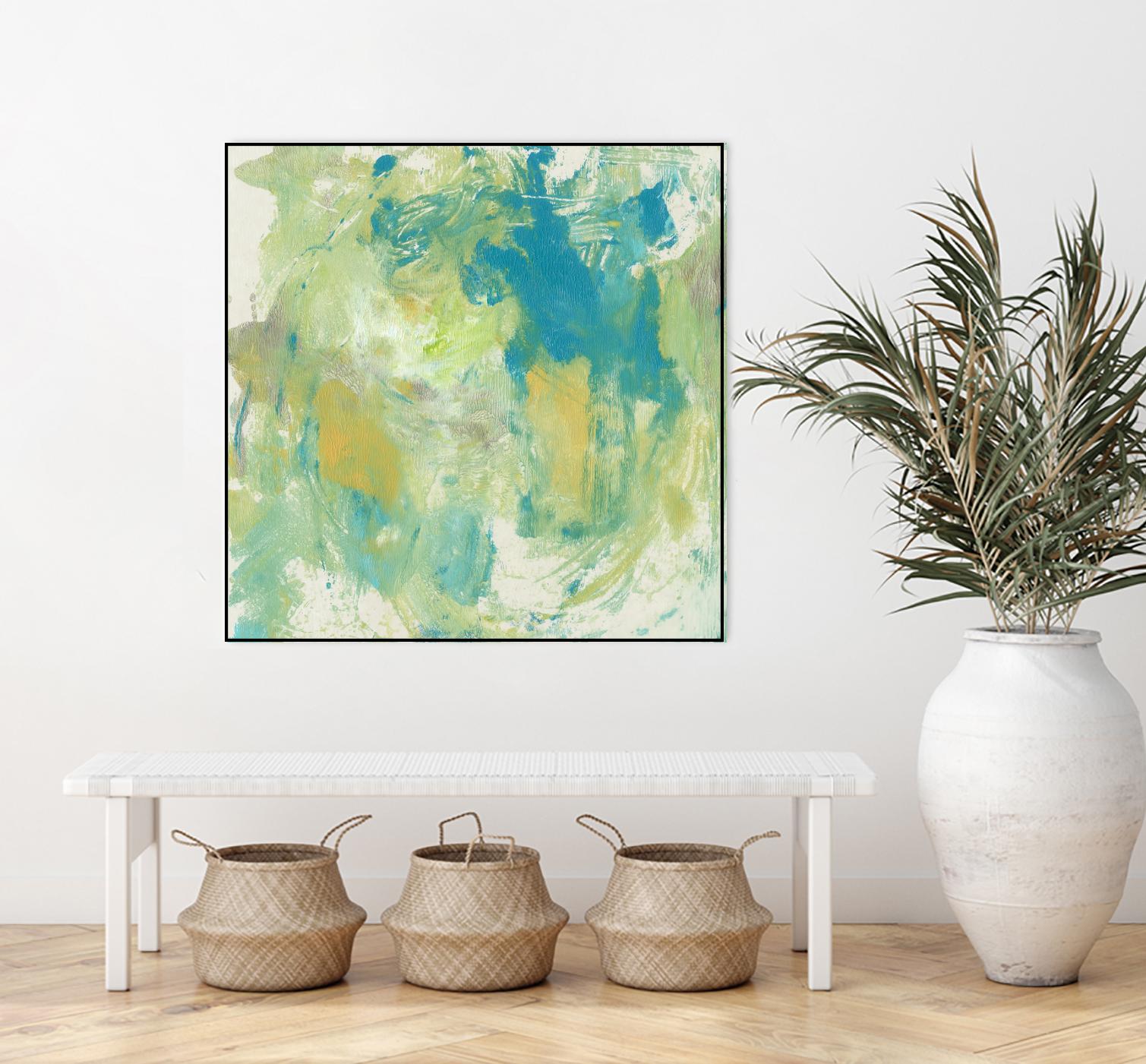 World Wind I by Tim OToole on GIANT ART - green abstract