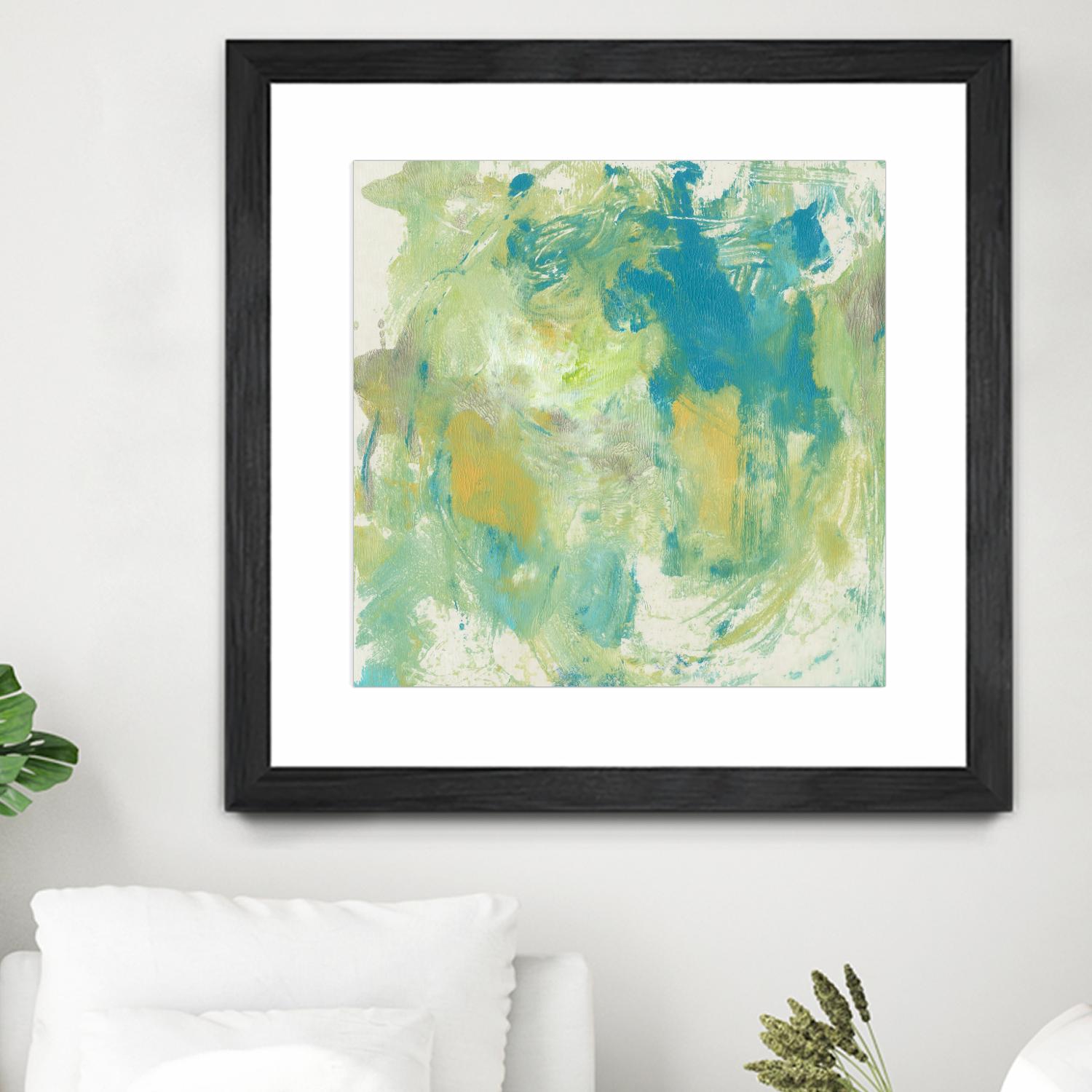 World Wind I by Tim OToole on GIANT ART - green abstract