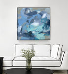 Abstract Blues I by Christina Long on GIANT ART - blue abstract