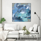 Abstract Blues I by Christina Long on GIANT ART - blue abstract