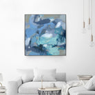 Abstract Blues I by Christina Long on GIANT ART - blue abstract