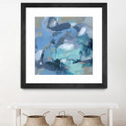 Abstract Blues I by Christina Long on GIANT ART - blue abstract