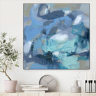 Abstract Blues I by Christina Long on GIANT ART - blue abstract