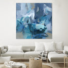 Abstract Blues II by Christina Long on GIANT ART - blue abstract