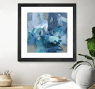 Abstract Blues II by Christina Long on GIANT ART - blue abstract