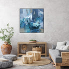 Abstract Blues II by Christina Long on GIANT ART - blue abstract