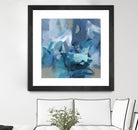 Abstract Blues II by Christina Long on GIANT ART - blue abstract
