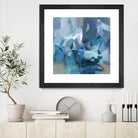 Abstract Blues II by Christina Long on GIANT ART - blue abstract