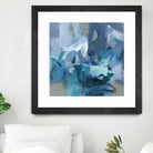 Abstract Blues II by Christina Long on GIANT ART - blue abstract