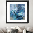 Abstract Blues II by Christina Long on GIANT ART - blue abstract