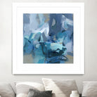Abstract Blues II by Christina Long on GIANT ART - blue abstract