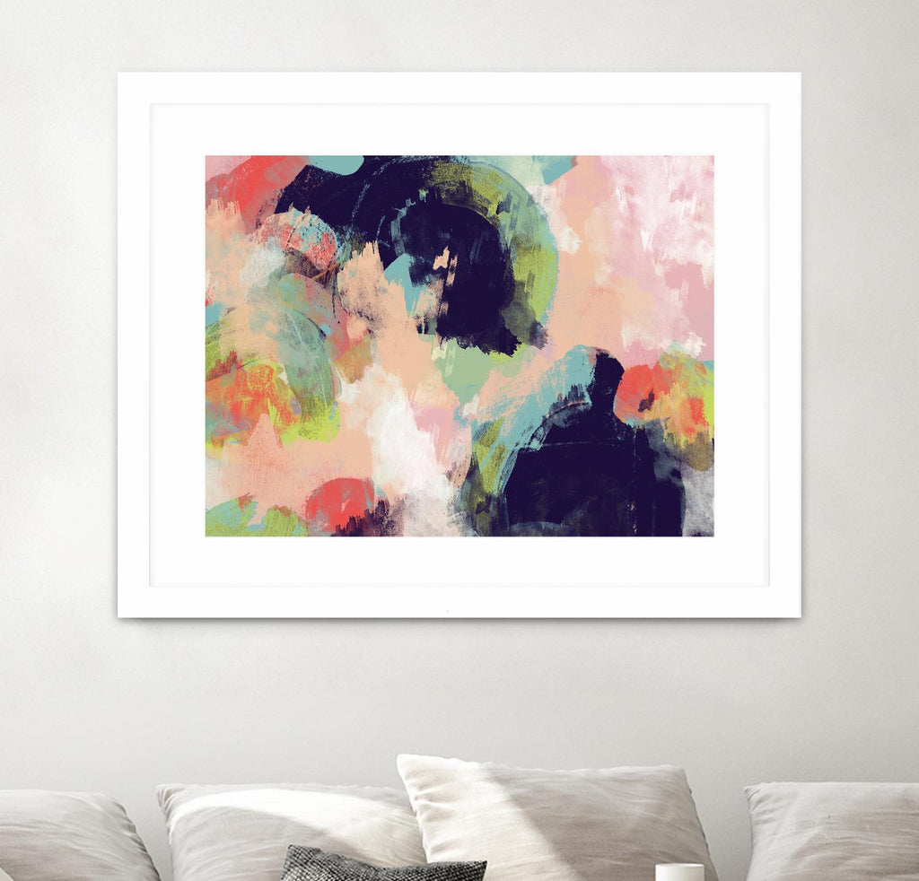 Vibrant Spring I by Studio W on GIANT ART - pink abstract