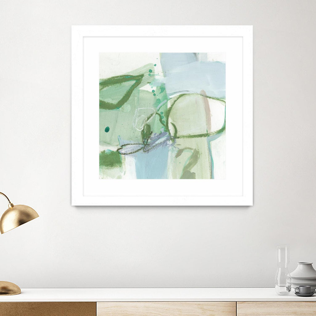 Olive I by Christina Long on GIANT ART - green abstract