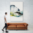 Abstract Terrain III by Sisa Jasper on GIANT ART - blue abstract