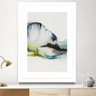 Abstract Terrain III by Sisa Jasper on GIANT ART - blue abstract