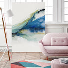 Abstract Terrain IV by Sisa Jasper on GIANT ART - green watercolour