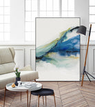 Abstract Terrain IV by Sisa Jasper on GIANT ART - green watercolour