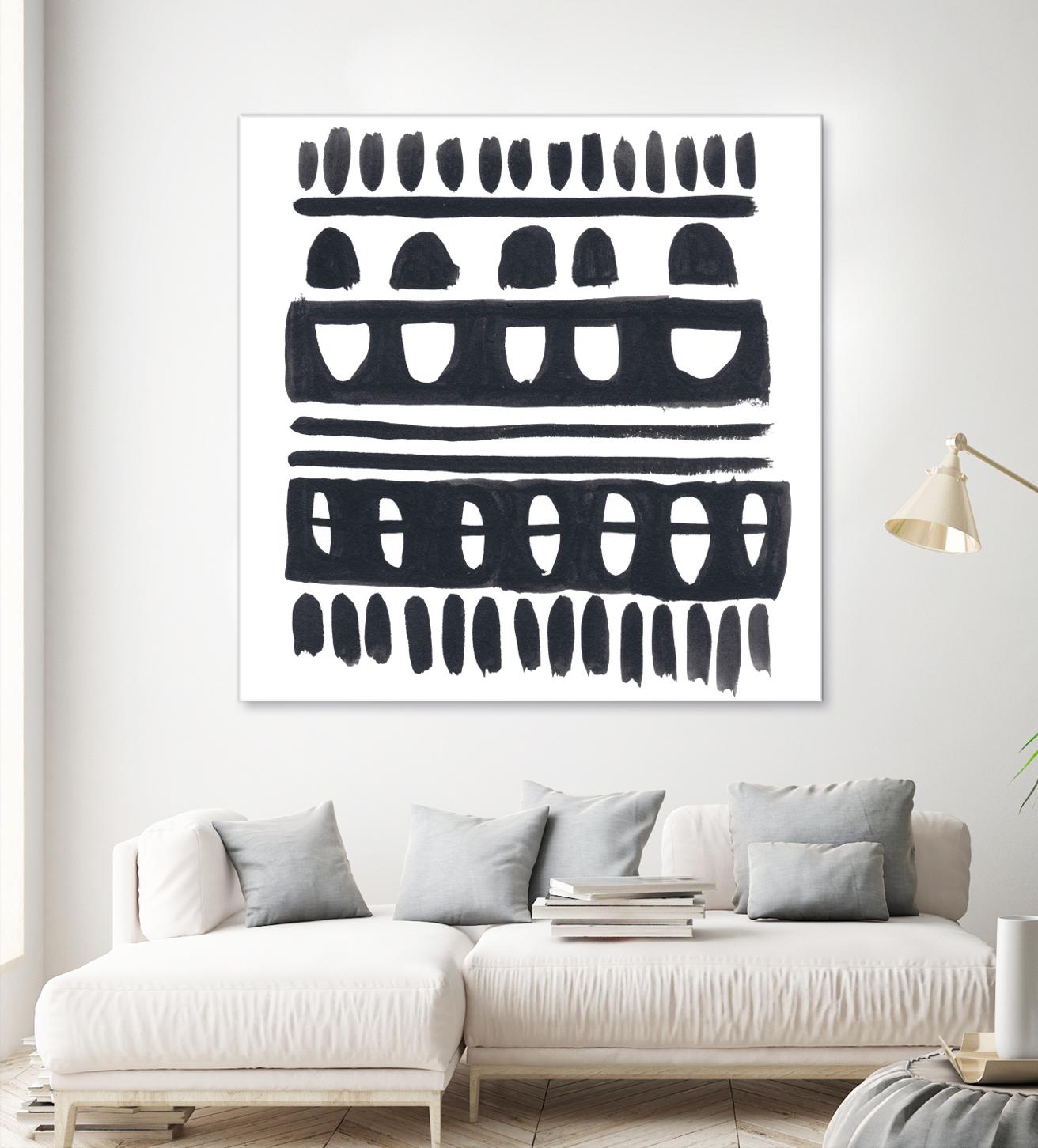 Weft IV by June Erica Vess on GIANT ART - black abstract