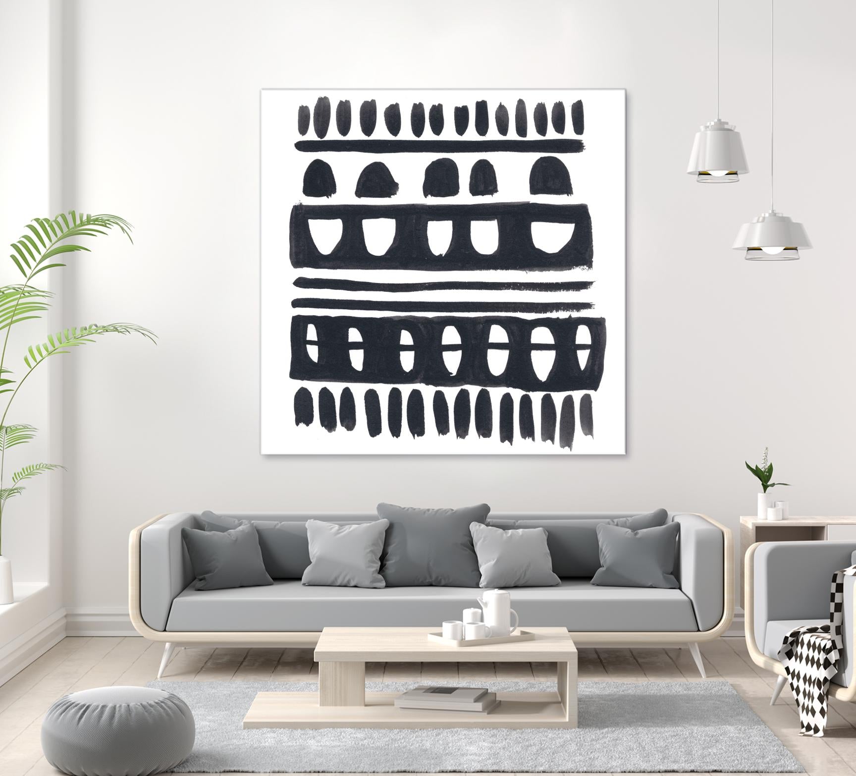 Weft IV by June Erica Vess on GIANT ART - black abstract