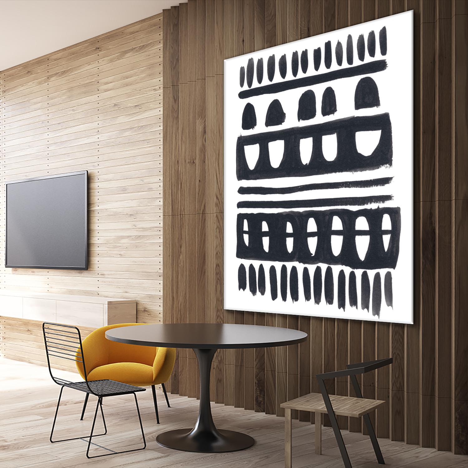 Weft IV by June Erica Vess on GIANT ART - black abstract