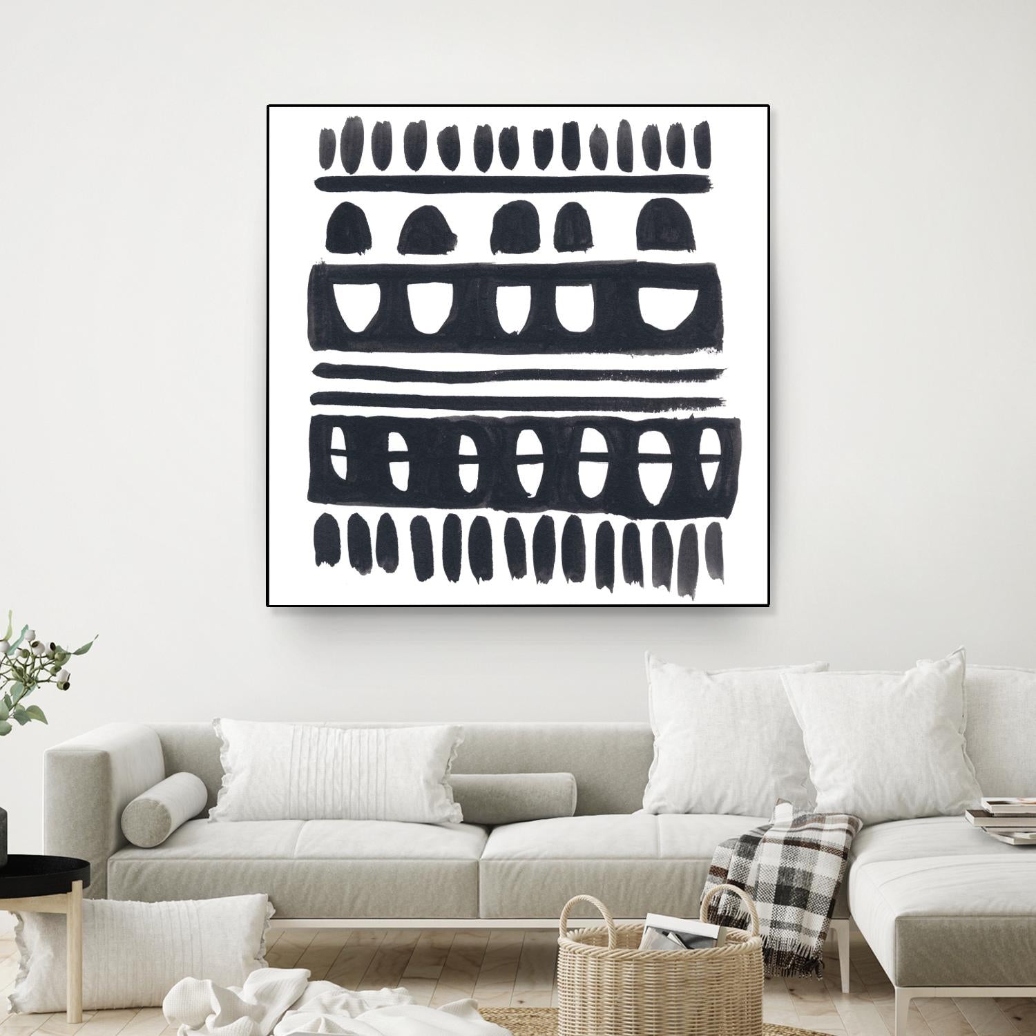 Weft IV by June Erica Vess on GIANT ART - black abstract