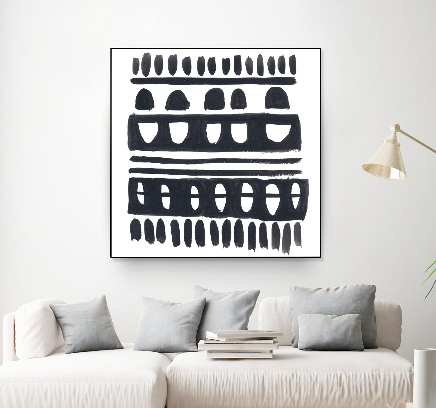 Weft IV by June Erica Vess on GIANT ART - black abstract