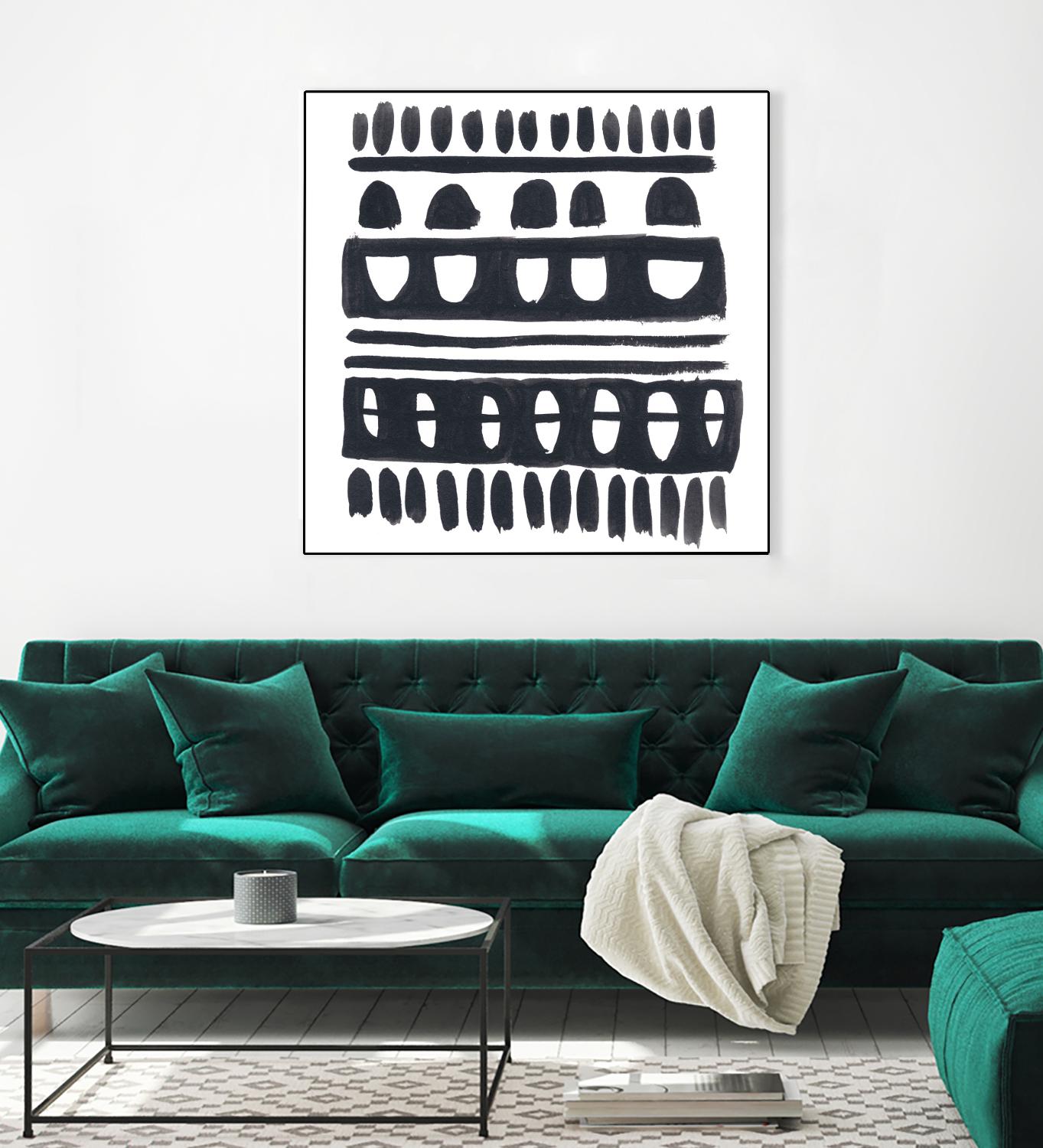 Weft IV by June Erica Vess on GIANT ART - black abstract