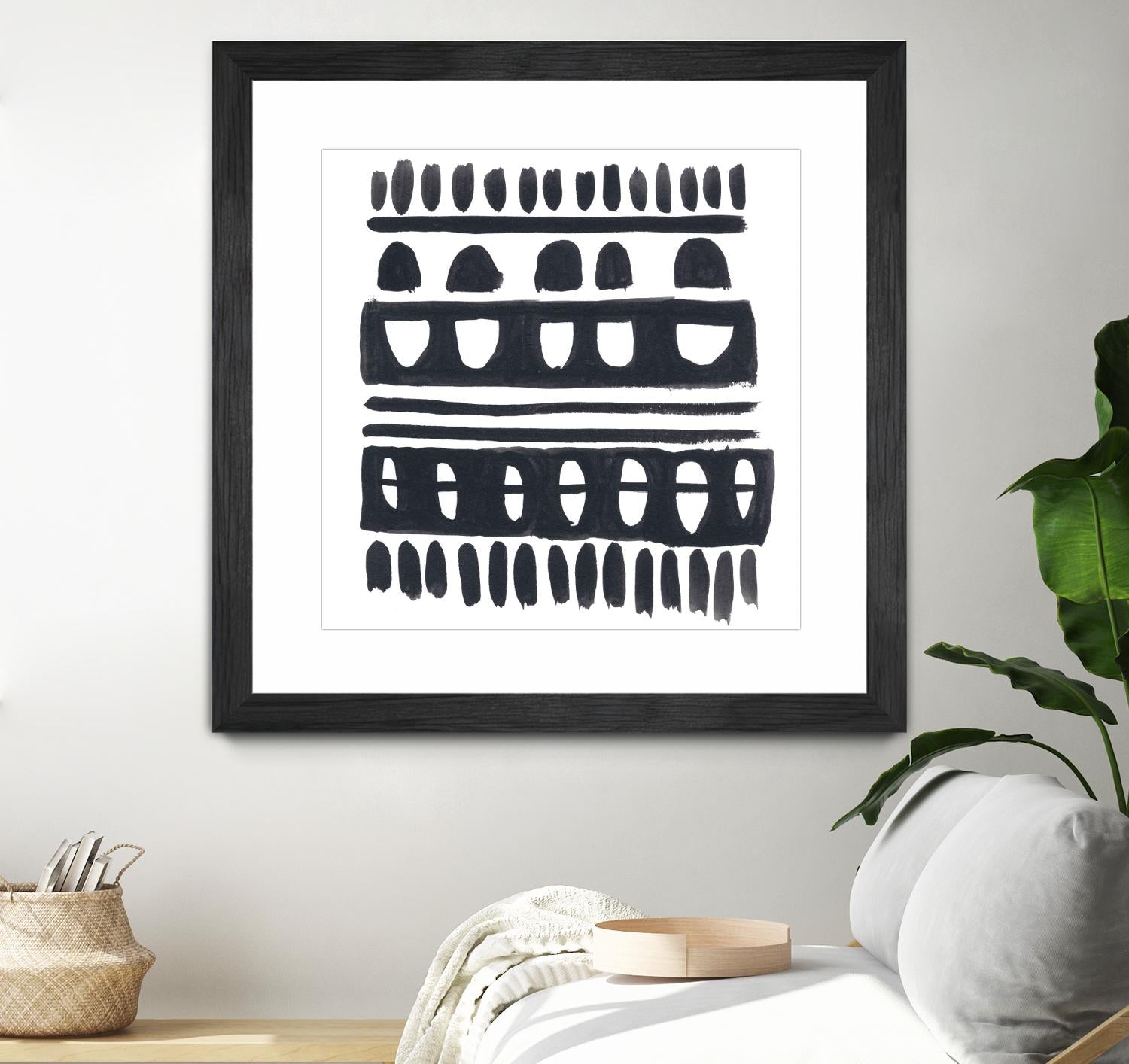 Weft IV by June Erica Vess on GIANT ART - black abstract