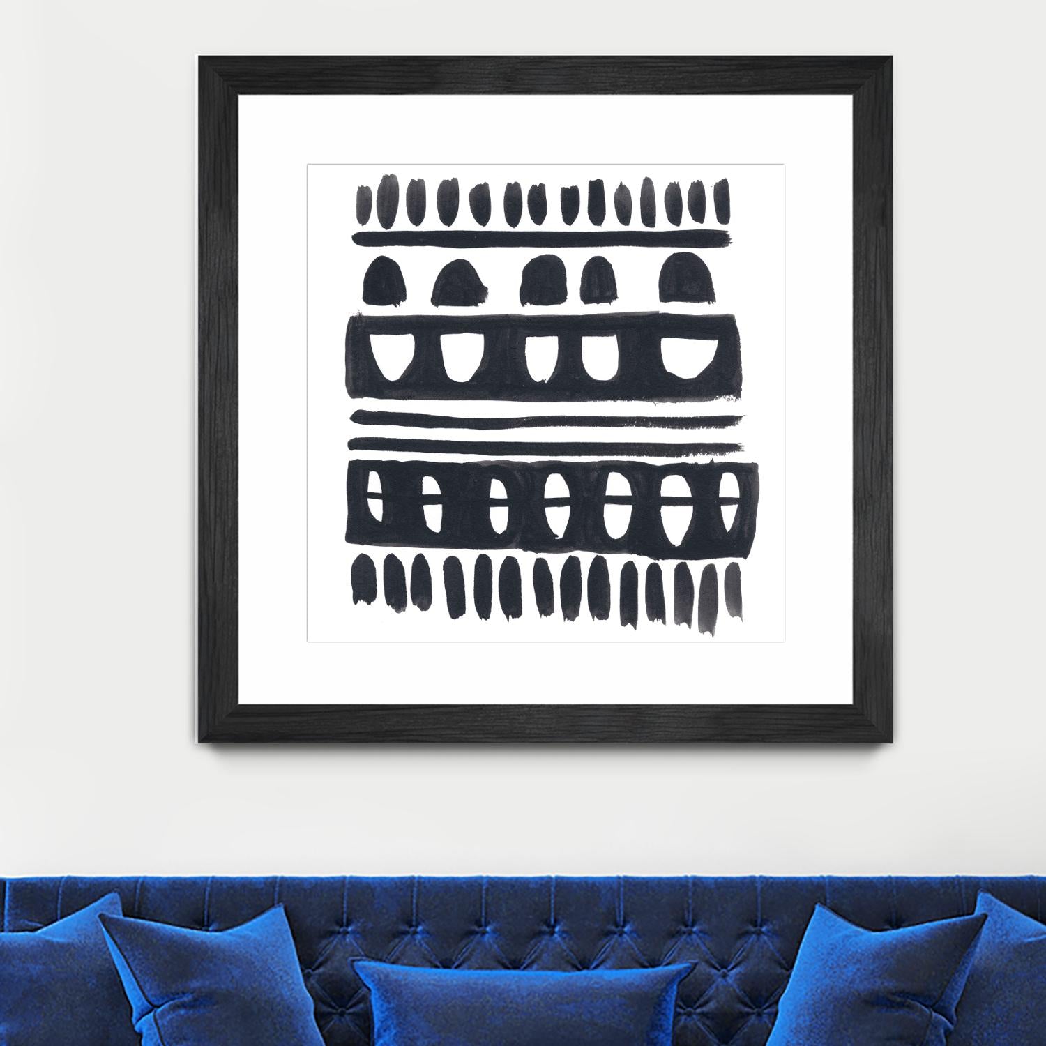 Weft IV by June Erica Vess on GIANT ART - black abstract