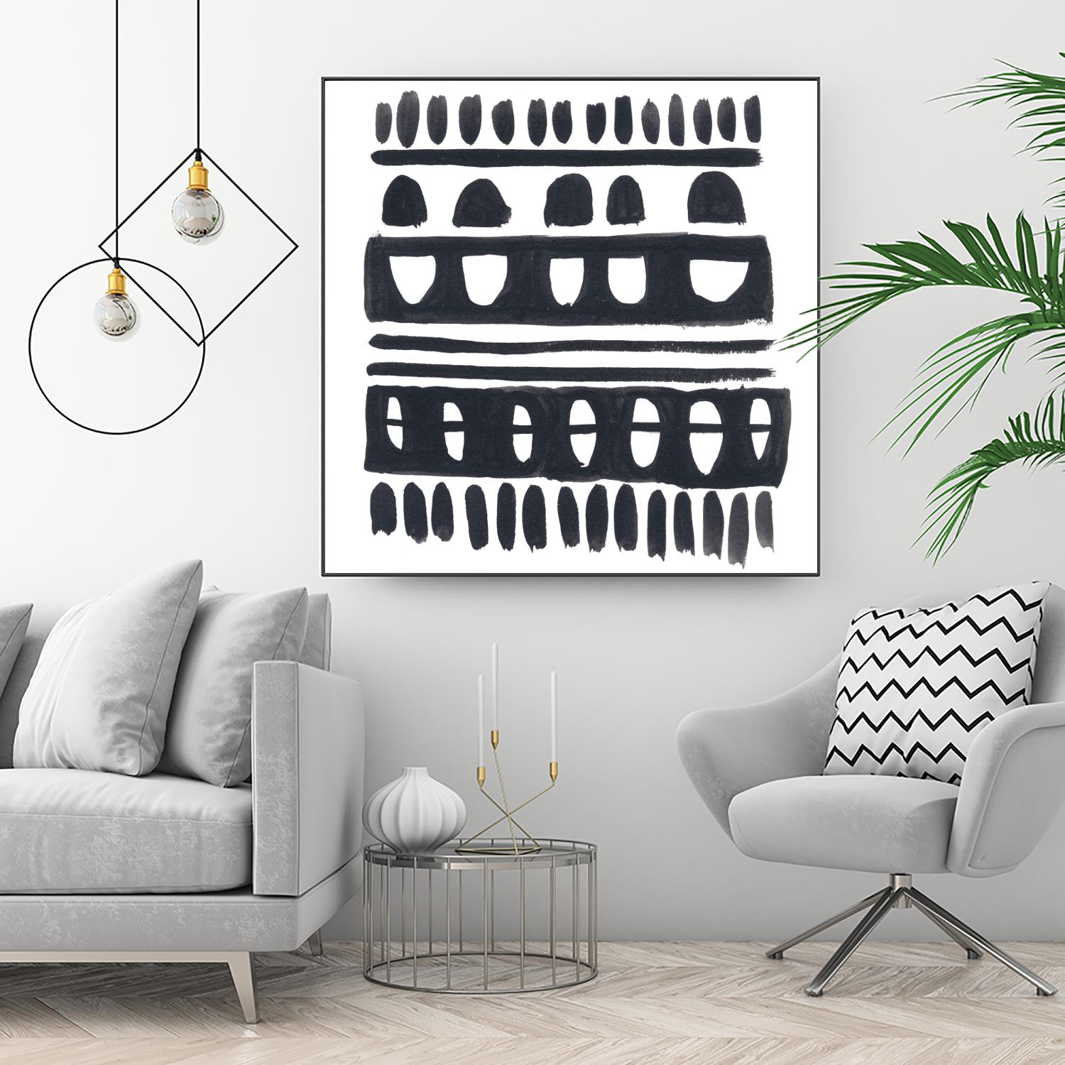 Weft IV by June Erica Vess on GIANT ART - black abstract