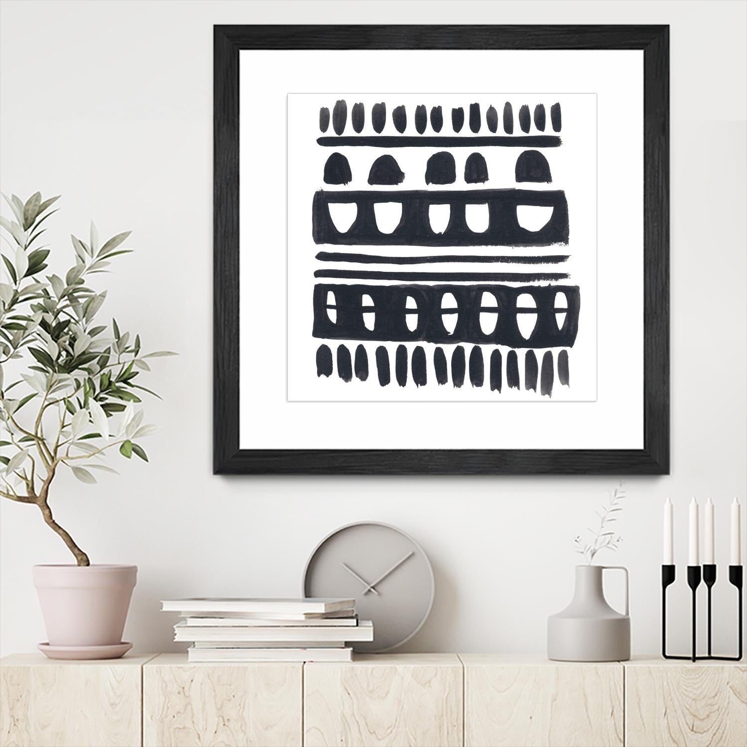 Weft IV by June Erica Vess on GIANT ART - black abstract