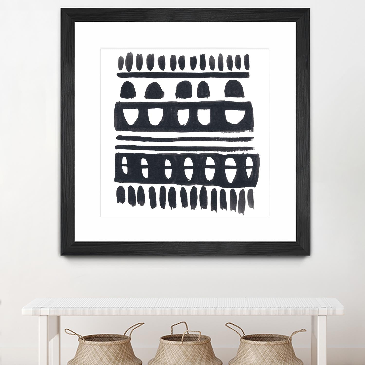 Weft IV by June Erica Vess on GIANT ART - black abstract