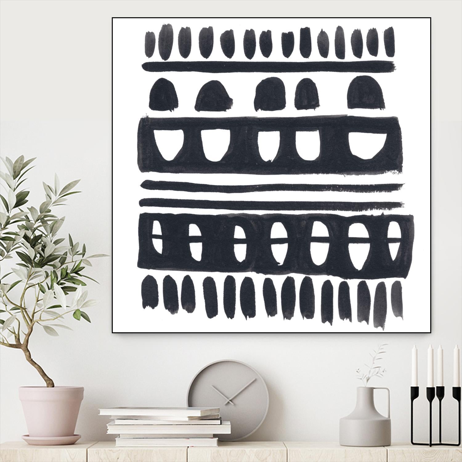 Weft IV by June Erica Vess on GIANT ART - black abstract