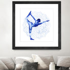 Yoga Flow I by Grace Popp on GIANT ART - blue leisure