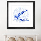 Yoga Flow II by Grace Popp on GIANT ART - blue leisure
