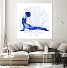 Yoga Flow VI by Grace Popp on GIANT ART - blue leisure