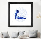 Yoga Flow VI by Grace Popp on GIANT ART - blue leisure