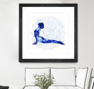 Yoga Flow VI by Grace Popp on GIANT ART - blue leisure