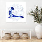 Yoga Flow VI by Grace Popp on GIANT ART - blue leisure