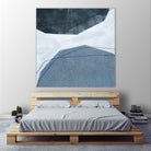 Adjacent Abstraction I by Emma Scarvey on GIANT ART - blue abstract